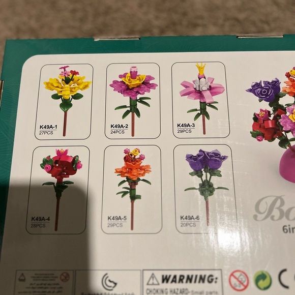 12 Pack Filled Eggs with 157 Pcs DIY Flower Garden Building - Picture 9 of 11